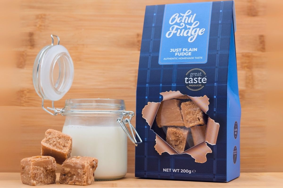 Just Plain Fudge cubes gift box